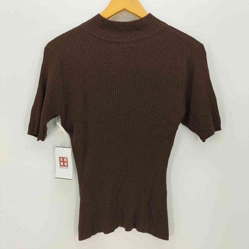 SCAPA OF SCOTLAND シルク モックネック S/S ニット レディース 38