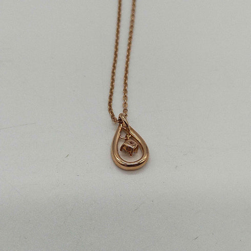 カナルヨンドシー canal4℃ SILVER刻印 しずくモチーフ ネックレス レディース