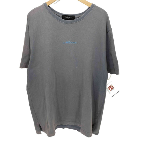 メルヴィンス MLVINCE ロゴ刺繍 クルーネックTシャツ メンズ XL