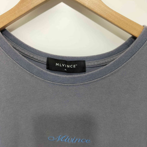 メルヴィンス MLVINCE ロゴ刺繍 クルーネックTシャツ メンズ XL