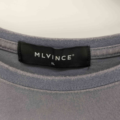 メルヴィンス MLVINCE ロゴ刺繍 クルーネックTシャツ メンズ XL