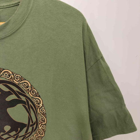 KELTIC DESIGNS BY JEN DELYTH TREE OF LIFE クルーネックTシャツ メンズ XL
