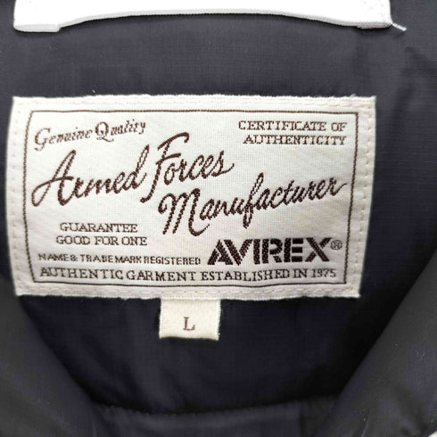 アヴィレックス AVIREX MILITARY FUNCTION DOWN 2 ミリタリー ファンクション ダウン 2 ジャケット メンズ import:L