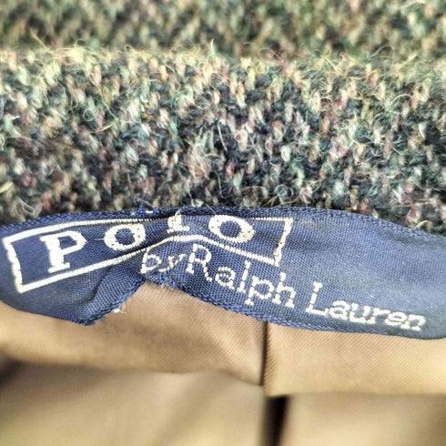 ポロバイラルフローレン Polo by RALPH LAUREN 80-90s 三角タグ メランジウール 2Bテーラードジャケット メンズ