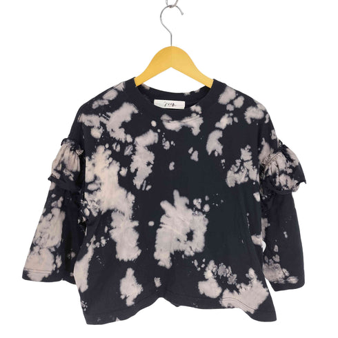 24SS Mag.ByC ブリーチ タイダイ フリル Tシャツ レディース FREE