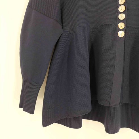 ヘリンドットサイ HeRIN.CYE 24SS Jersey frill cardigan ジャージ フリル カーディガン レディース FREE