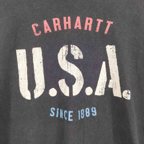 カーハート Carhartt RELAXED FIT フロントプリント S/S Tシャツ メンズ import:XL