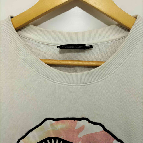 ミシカ MISHKA プリント オーバーサイズ プルオーバー スウェット メンズ XXL