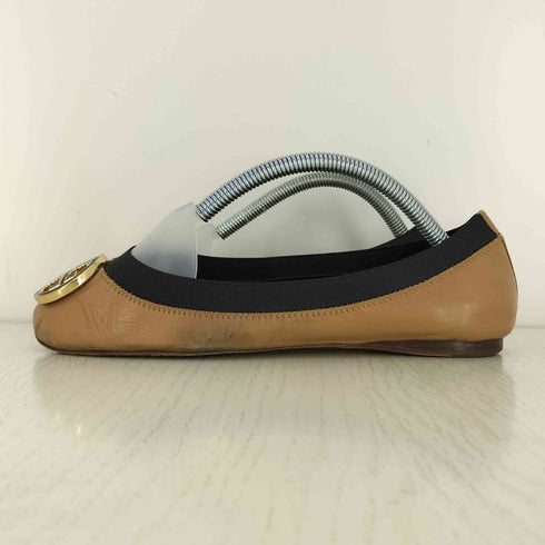 トリーバーチ TORY BURCH CAROLINE BALLET FLAT ロゴプレート バレエシューズ レディース 6.5M