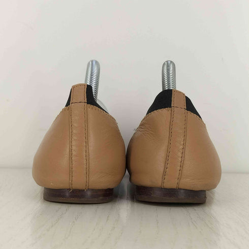トリーバーチ TORY BURCH CAROLINE BALLET FLAT ロゴプレート バレエシューズ レディース 6.5M