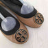 トリーバーチ TORY BURCH CAROLINE BALLET FLAT ロゴプレート バレエシューズ レディース 6.5M
