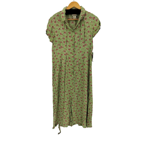 APRIL CORNELL MADE IN INDIA レーヨン花柄ワンピース レディース import:L