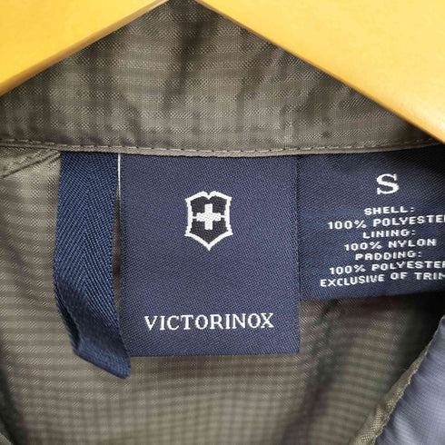 ビクトリノックス VICTORINOX PRIMALOFT プリマロフト ロゴ 刺繍 キルティング シャツ ジャケット メンズ import:S