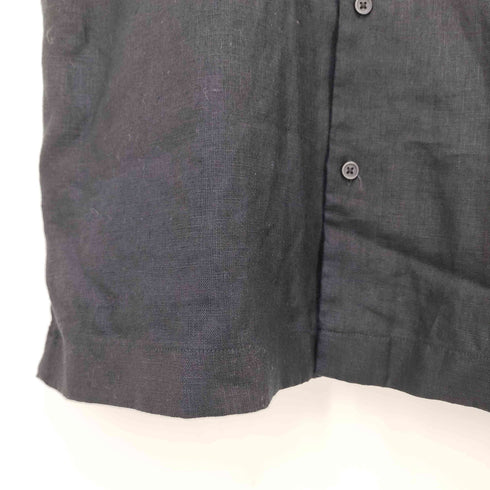 ザラ ZARA オーバーサイズ リネンシャツ ボックスシルエット メンズ import:M