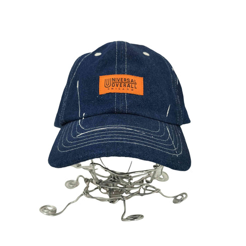ユニバーサルオーバーオール UNIVERSAL OVERALL ペンキ加工 デニムキャップ メンズ