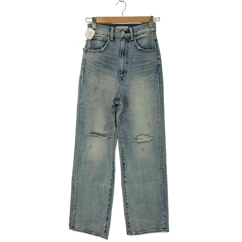 マウジー moussy HW CRASH LOOSE STRAIGHT レディース 24