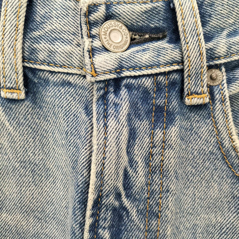 マウジー moussy HW CRASH LOOSE STRAIGHT レディース 24