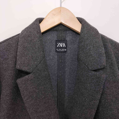 ザラ ZARA ウール チェスターコート レディース import:L
