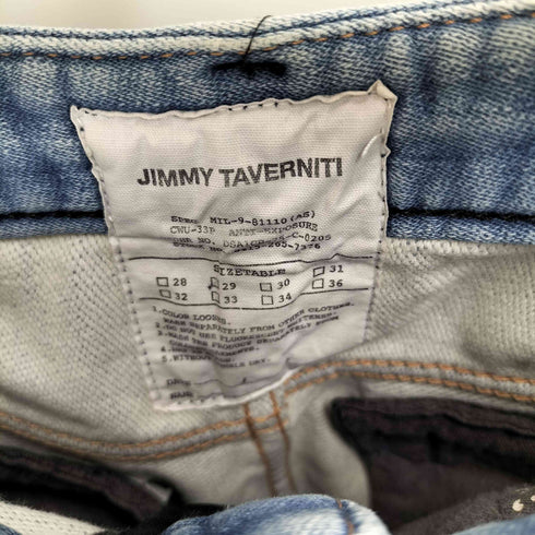 ジミータバニティ JIMMY TAVERNITI Blackie Straight Denim Pants ブラッキー ストレート デニムパンツ メンズ W29L32
