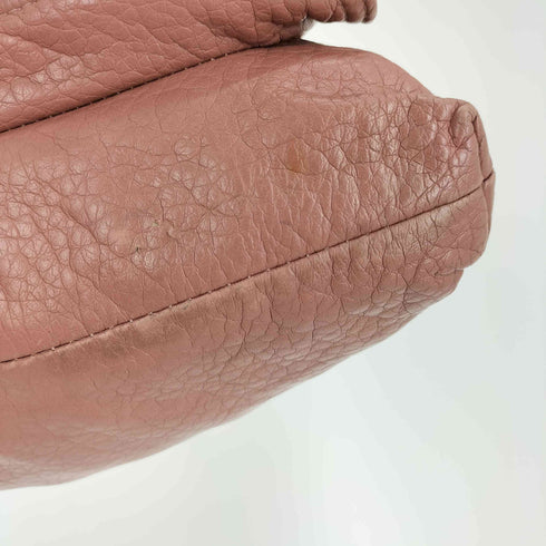 ディーケリー D.KELLY シボ革 レザー ショルダー バッグ レディース