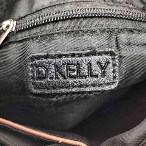 ディーケリー D.KELLY シボ革 レザー ショルダー バッグ レディース