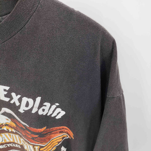 ハーレーダビッドソン HARLEY-DAVIDSON ©1983 If I have to explain You wouldn’t understand 両面プリント クルーネックTシャツ XL メンズ XL