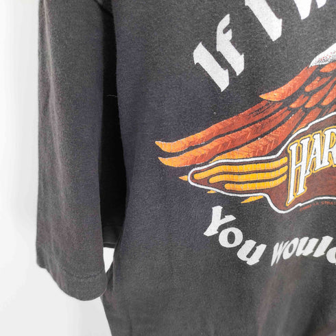 ハーレーダビッドソン HARLEY-DAVIDSON ©1983 If I have to explain You wouldn’t understand 両面プリント クルーネックTシャツ XL メンズ XL