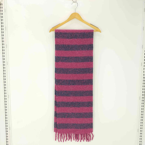 メゾンキツネ MAISON KITSUNE RUGBY STRIPES SCARF レディース