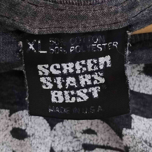 スクリーンスターズ SCREEN STARS 90s USA製 シングルステッチ プリント クルーネックTシャツ メンズ import:XL