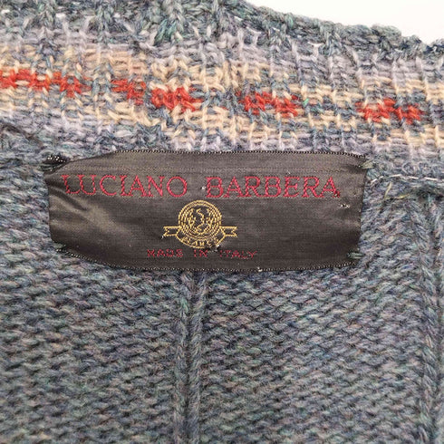 LUCIANO BARBERA MADE INITALY Vネック カーディガン メンズ