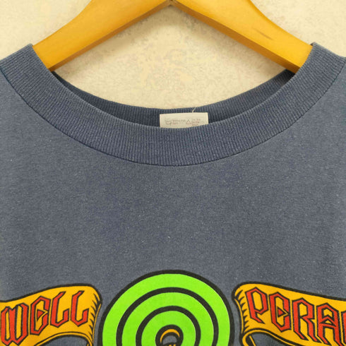 パウエルペラルタ POWELL PERALTA STEDMANボディ 1988コピーライト SKULL & SWORD T-SHIRT 袖シングル裾ダブル メンズ L