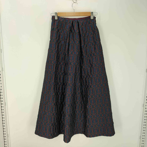 スタイリングケイシラハタ styling/ kei shirahata 総柄 ロングフレアスカート レディース JPN:0