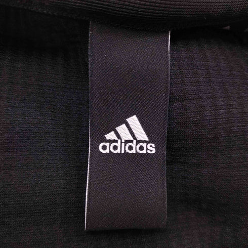 アディダス adidas 肩ロゴ刺繍ジップアップニットパーカー メンズ S