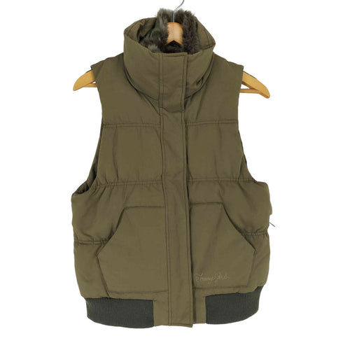 トミーヒルフィガー TOMMY HILFIGER 襟ファーダウンベスト レディース M