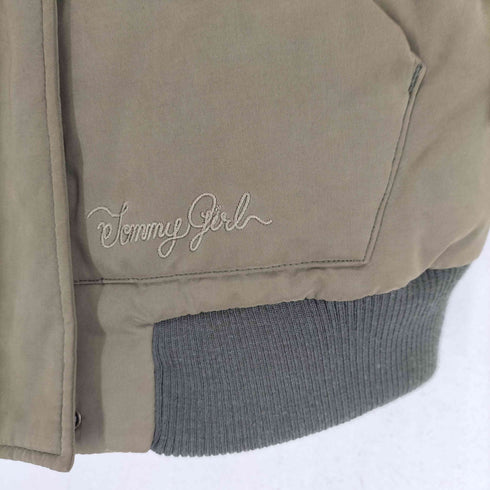 トミーヒルフィガー TOMMY HILFIGER 襟ファーダウンベスト レディース M