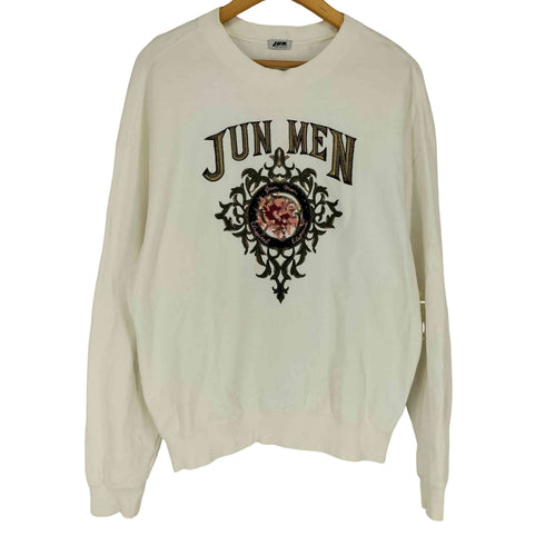 ジュンメン JUN MEN 80S~ ロゴ刺繍スウェット メンズ