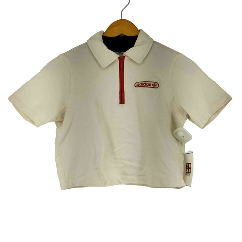アディダスオリジナルス adidas Originals クロップジップ ポロシャツ レディース 2XS