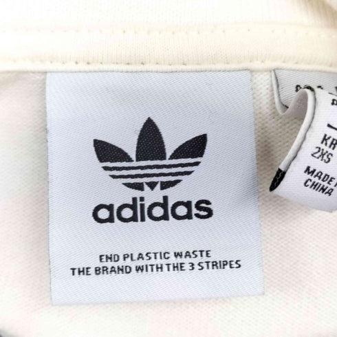 アディダスオリジナルス adidas Originals クロップジップ ポロシャツ レディース 2XS