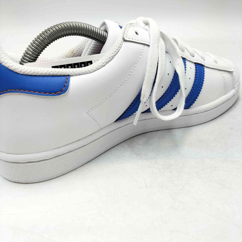 アディダスオリジナルス adidas Originals SUPER STAR SHELL TOP KNICKS ホワイト ブルー オレンジ スニーカー メンズ JPN:26.5
