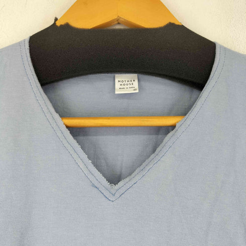 マザーハウス MOTHERHOUSE カットVネック Tシャツ レディース M