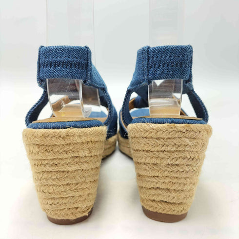 ユナイテッドアローズグリーンレーベルリラクシング UNITED ARROWS green label relaxing ウェッジソール デニム サンダル レディース JPN:23.5
