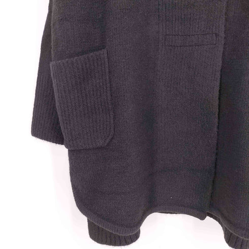 design aera ダブル スナップ ボタン ウール混 フーデッド コート レディース ONE SIZE