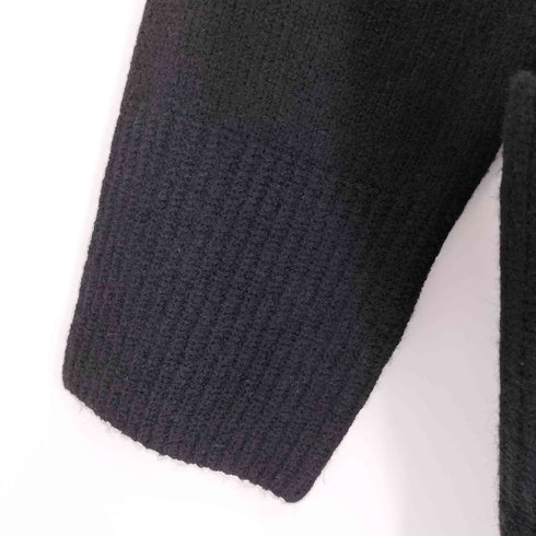 design aera ダブル スナップ ボタン ウール混 フーデッド コート レディース ONE SIZE