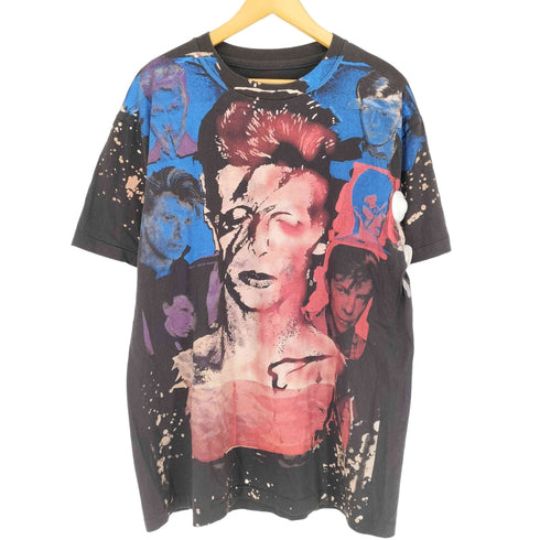 アーティストプリントTシャツ オーバープリント メンズ