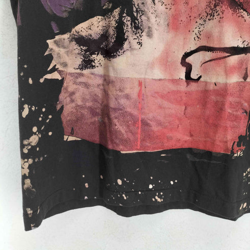 アーティストプリントTシャツ オーバープリント メンズ