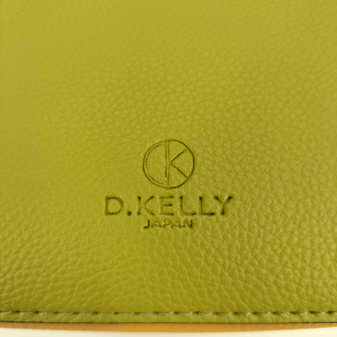ディーケリー D.KELLY シボ革 バイカラー ショルダー バッグ レディース