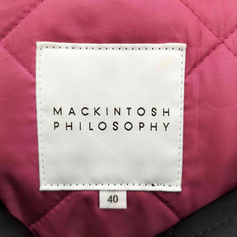 マッキントッシュフィロソフィー MACKINTOSH PHILOSOPHY フーデッド キルティング コート レディース EUR:40