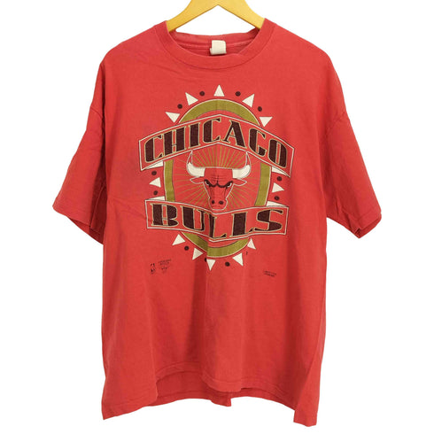 90s USA製 NBAチーム ロゴ プリント シングルステッチ 半袖 Tシャツ vintage メンズ import:XL