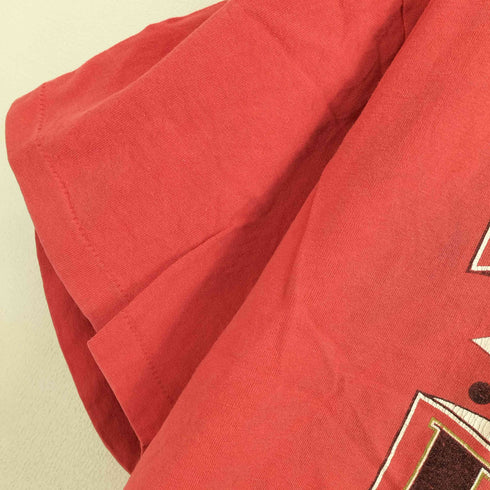 90s USA製 NBAチーム ロゴ プリント シングルステッチ 半袖 Tシャツ vintage メンズ import:XL