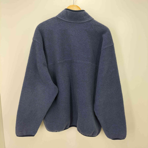 エルエルビーン L.L.Bean 80-90S 筆記体ロゴ 刺繍ハーフスナップ フリース ジャケット スナップT メンズ